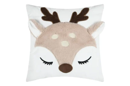 Pernă decorativă Gabin 40X40 cm, culoare bej, 100% poliester - imagine 4