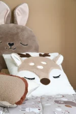 Pernă decorativă Gabin 40X40 cm, culoare bej, 100% poliester - imagine 6