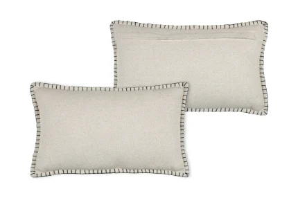 Pernă decorativă Aline 30X50 cm, culoare bej, 19% in 81% bumbac - imagine 3