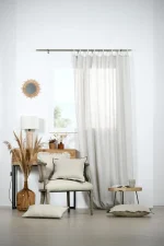 Pernă decorativă Aline 30X50 cm, culoare bej, 19% in 81% bumbac - imagine 6