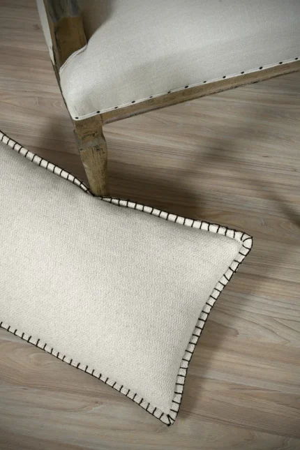 Pernă decorativă Aline 30X50 cm, culoare bej, 81% bumbac 19% in - imagine 2