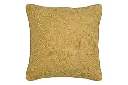 Pernă decorativă Aloha 40X40 cm, culoare bej închis, 45% poliester 55% bumbac - imagine 4