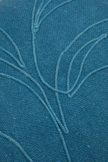 Pernă decorativă Aloha 40X40 cm, culoare albastru, 55% bumbac 45% poliester - imagine 5