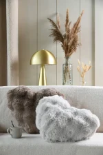 Pernă decorativă Maddy 40X45 cm, culoare natural, 100% poliester - imagine 3