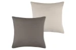 Pernă decorativă Duo 50X50 cm, culoare greige/in, 100% bumbac - imagine 2