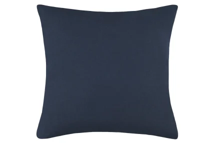 Pernă decorativă Duo 50X50 cm, culoare albastru/in, 100% bumbac - imagine 3