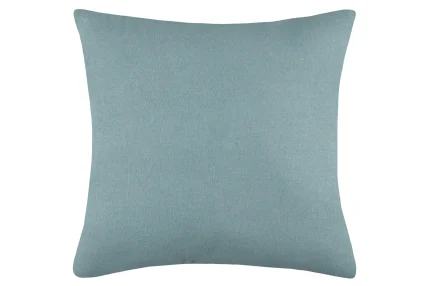 Pernă decorativă Duo 50X50 cm, culoare bleu/perlă, 100% bumbac - imagine 3