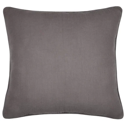 Pernă decorativă Coline 45X45 cm, culoare greige, 100% bumbac