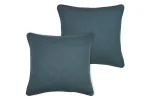 Pernă decorativă Coline 45X45 cm, culoare verde petrol, 100% bumbac - imagine 2