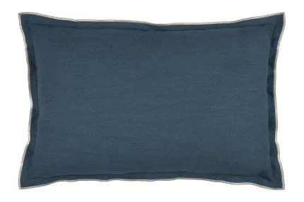 Pernă decorativă Helios 40X60 cm, culoare albastru, 100% bumbac - imagine 4