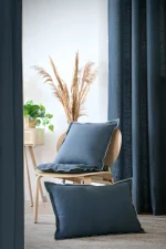 Pernă decorativă Helios 40X60 cm, culoare albastru, 100% bumbac - imagine 7