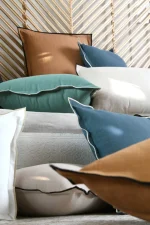 Pernă decorativă Helios 40X60 cm, culoare cappuccino, 100% bumbac - imagine 6