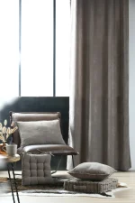 Pernă decorativă Dandy 45X45 cm, culoare greige, 100% poliester - imagine 6