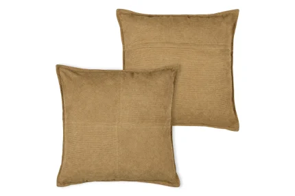 Pernă decorativă Dandy 45X45 cm, culoare cappuccino, 100% poliester - imagine 2