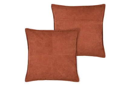 Pernă decorativă Dandy 45X45 cm, culoare arămiu, 100% poliester - imagine 2