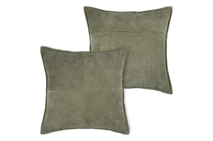 Pernă decorativă Dandy 45X45 cm, culoare gri verde, 100% poliester - imagine 2