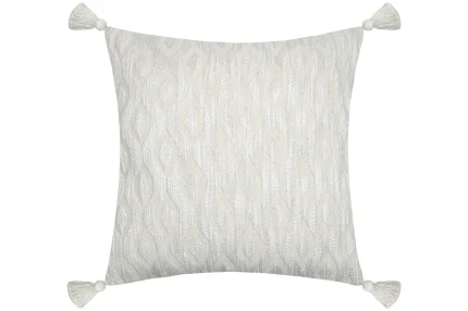 Pernă decorativă Balma 45X45 cm, culoare in, 10% lurex 90% bumbac - imagine 4