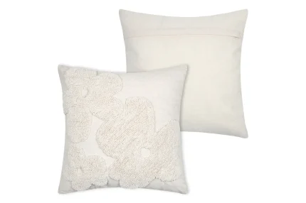 Pernă decorativă Balma 45X45 cm, culoare bej, 15% in 85% bumbac - imagine 3