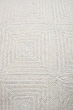 Pernă decorativă Balma 45X45 cm, culoare ivoriu, 100% bumbac - imagine 5