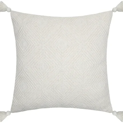 Pernă decorativă Balma 45X45 cm, culoare ivoriu, 100% bumbac