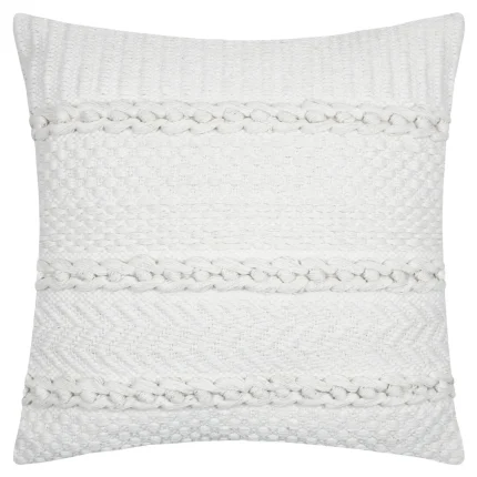 Pernă decorativă Balma 45X45 cm, culoare alb, 100% bumbac