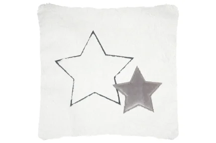 Pernă decorativă Doureve 45X45 cm, culoare bej, 100% poliester - imagine 4