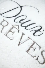 Pernă decorativă Doureve 45X45 cm, culoare natural, 100% poliester