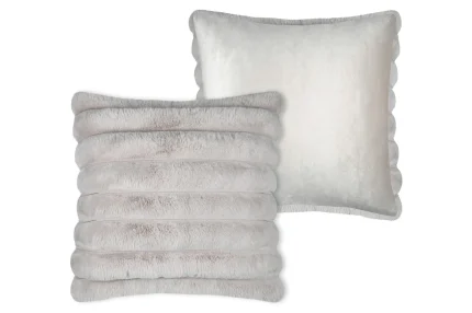 Pernă decorativă Polary 45X45 Cm, culoare crem, 100% poliester - imagine 3