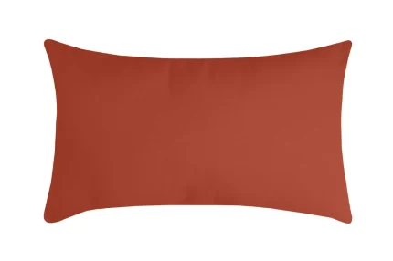 Pernă decorativă Nelson 30X50 cm, culoare cărămiziu, 100% poliester - imagine 2