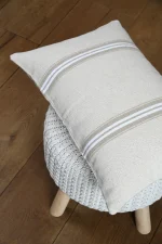 Pernă decorativă Montauban 40X60 cm, culoare alb, 100% bumbac - imagine 3