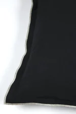 Pernă decorativă Helios 45X45 cm, culoare negru, 100% bumbac - imagine 5