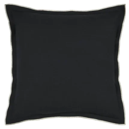 Pernă decorativă Helios 45X45 cm, culoare negru, 100% bumbac