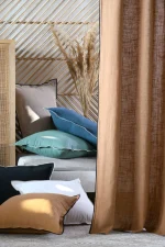 Pernă decorativă Helios 45X45 cm, culoare cappuccino, 100% bumbac - imagine 5