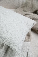 Pernă decorativă Gresy 30X50 cm, culoare ivoriu, 100% poliester - imagine 5