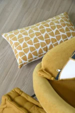 Pernă decorativă Pa×ton 30X50 cm, culoare muștar, 100% poliester - imagine 6