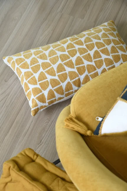 Pernă decorativă Pa×ton 30X50 cm, culoare muștar, 100% poliester - imagine 6