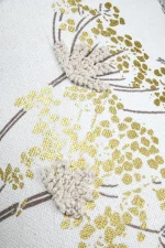 Pernă decorativă Oriana 40X70 cm, culoare auriu, 45% poliester 55% bumbac