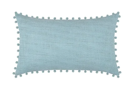 Pernă decorativă Sanchez 30X50 cm, culoare bleu, 100% bumbac - imagine 3