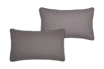 Pernă decorativă Coline 30X50 cm, culoare greige, 100% bumbac - imagine 2