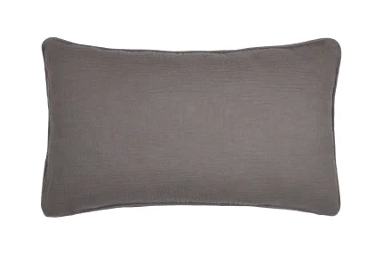 Pernă decorativă Coline 30X50 cm, culoare greige, 100% bumbac - imagine 3