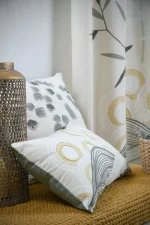 Pernă decorativă Yuki 30X50 cm, culoare natural, 100% bumbac - imagine 2