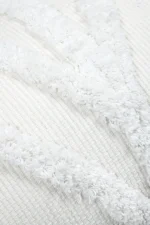 Pernă decorativă Balma 30X50 cm, culoare alb, 15% poliester 85% bumbac - imagine 5