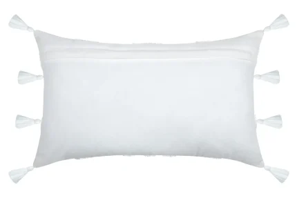 Pernă decorativă Balma 30X50 cm, culoare alb, 15% poliester 85% bumbac - imagine 2