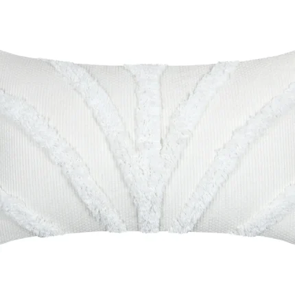 Pernă decorativă Balma 30X50 cm, culoare alb, 15% poliester 85% bumbac