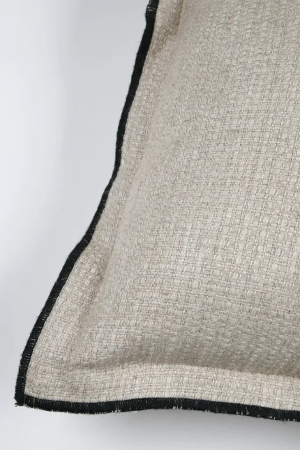 Pernă decorativă Aline 30X50 cm, culoare natural, 81% bumbac 19% in - imagine 5