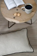 Pernă decorativă Aline 30X50 cm, culoare natural, 19% in 81% bumbac - imagine 6