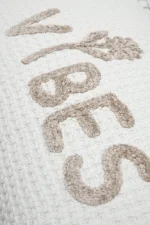 Pernă decorativă Ombrage 30X50 cm, culoare alb, 45% poliester 55% bumbac