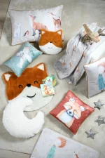 Pernă decorativă Ferdinand 30X50 cm, culoare turcoaz, 100% poliester - imagine 2