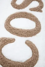 Pernă decorativă Cosylife 30X50 cm, culoare crem, 100% poliester