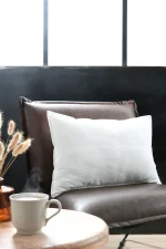 Pernă decorativă Dandy 40X60 cm, culoare crem, 100% poliester - imagine 6